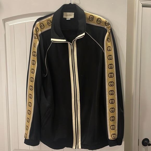 Gucci Other - ❗️GUCCI Interlocking GG-stripe zipped jacket❗️